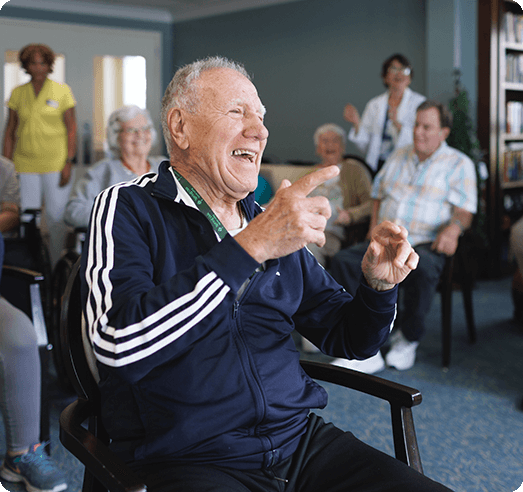 Seniors in a group